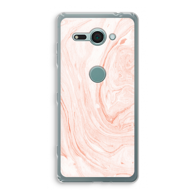 Peach bath: Sony Xperia XZ2 Compact Transparant Hoesje