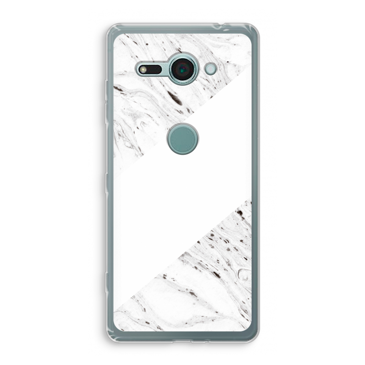 Biggest stripe: Sony Xperia XZ2 Compact Transparant Hoesje