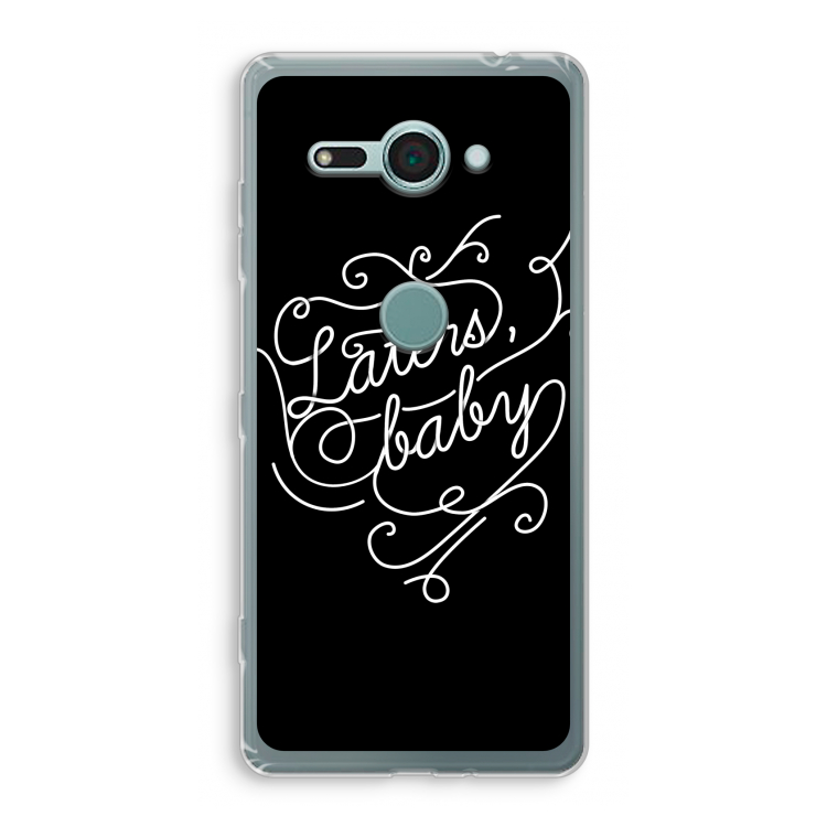 Laters, baby: Sony Xperia XZ2 Compact Transparant Hoesje
