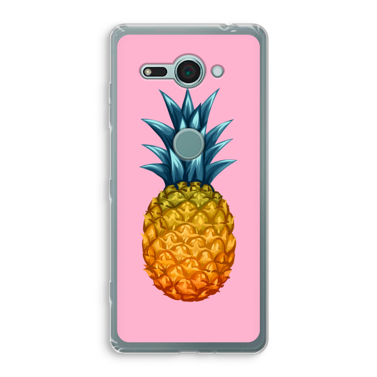 Grote ananas: Sony Xperia XZ2 Compact Transparant Hoesje