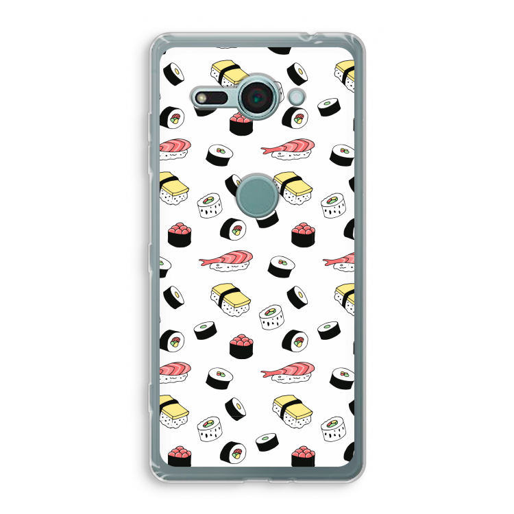 Sushi time: Sony Xperia XZ2 Compact Transparant Hoesje