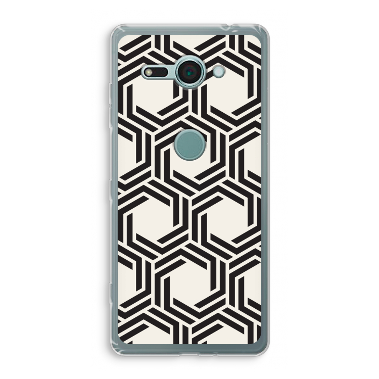 Geometrisch patroon: Sony Xperia XZ2 Compact Transparant Hoesje