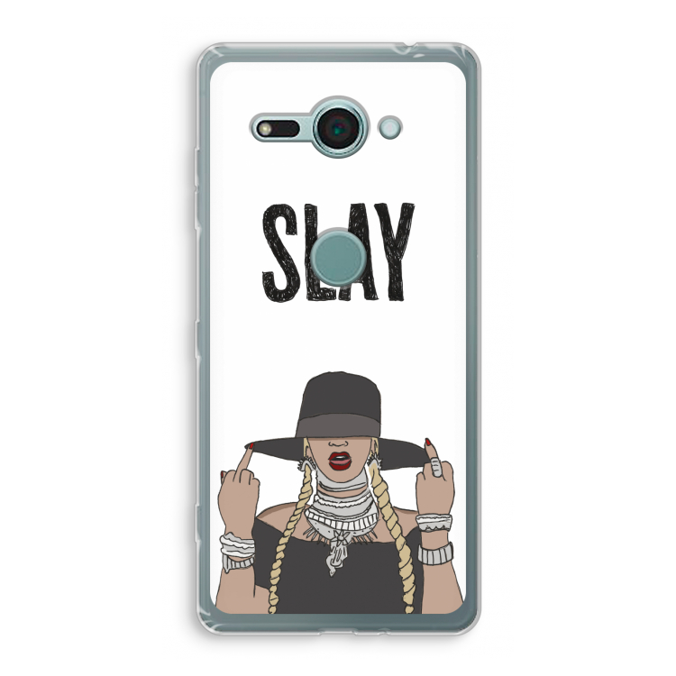 Slay All Day: Sony Xperia XZ2 Compact Transparant Hoesje