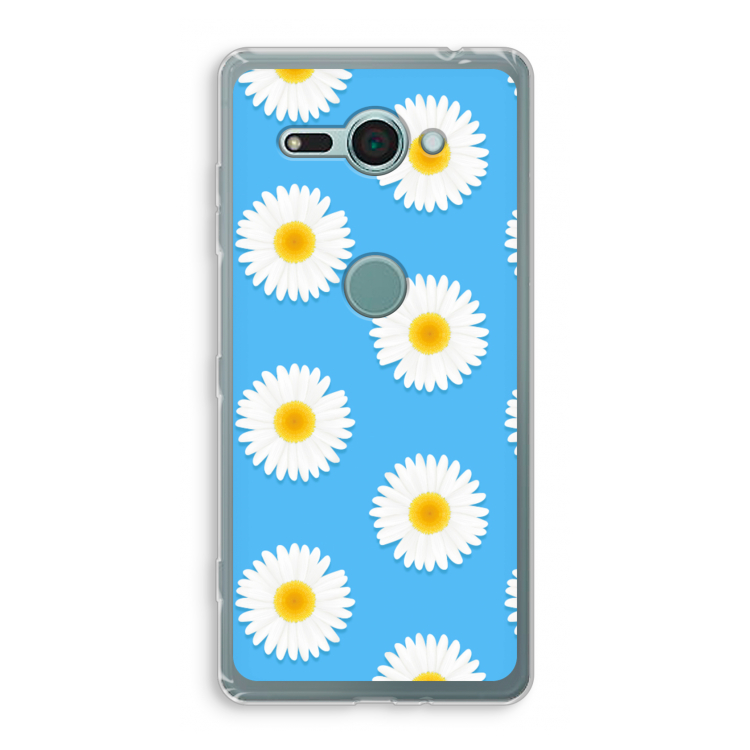 Margrietjes: Sony Xperia XZ2 Compact Transparant Hoesje