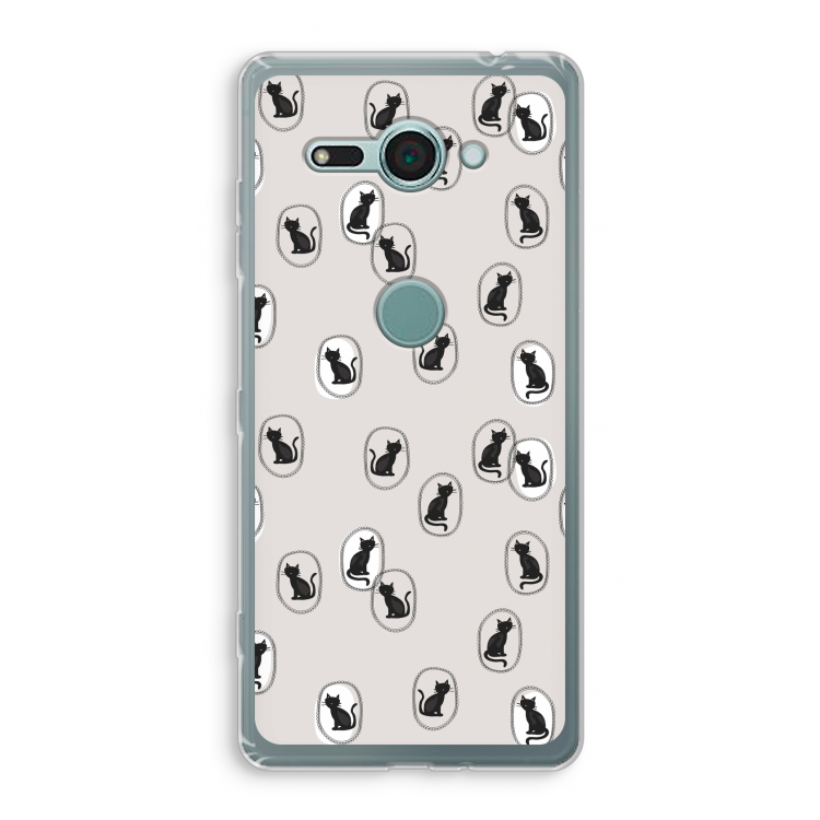 Miauw: Sony Xperia XZ2 Compact Transparant Hoesje