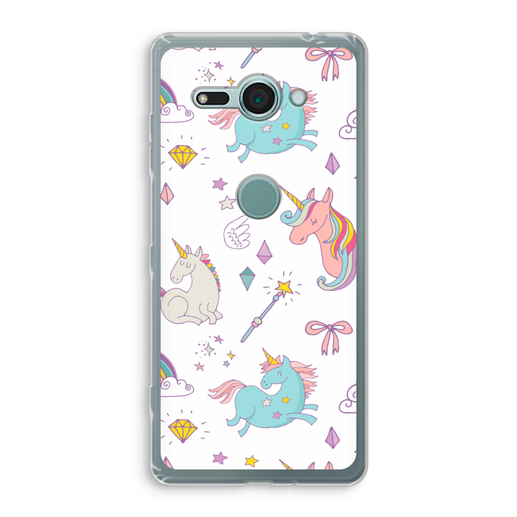 Fantasiewereld: Sony Xperia XZ2 Compact Transparant Hoesje
