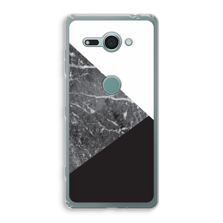 Combinatie marmer: Sony Xperia XZ2 Compact Transparant Hoesje