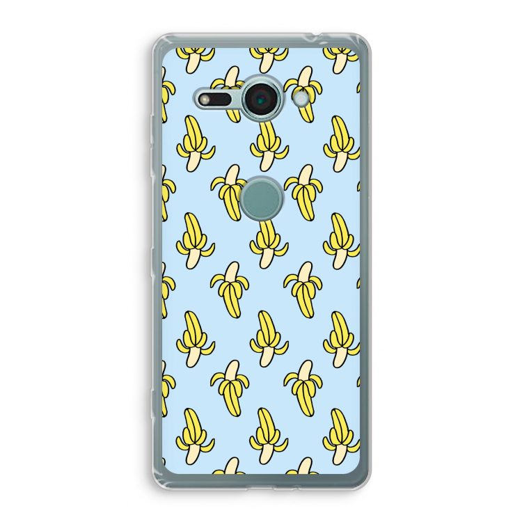 Bananas: Sony Xperia XZ2 Compact Transparant Hoesje