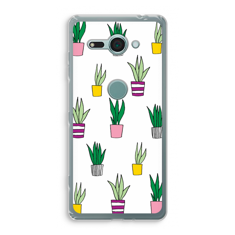 Sanseveria: Sony Xperia XZ2 Compact Transparant Hoesje