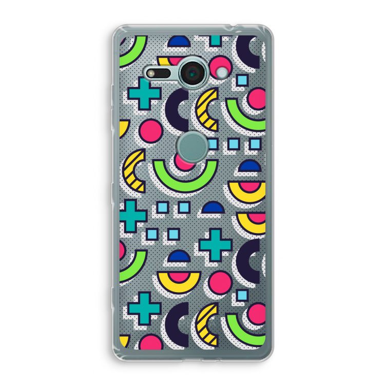 8-bit N°6: Sony Xperia XZ2 Compact Transparant Hoesje