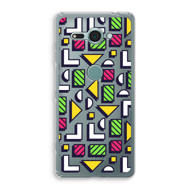 8-bit N°4: Sony Xperia XZ2 Compact Transparant Hoesje