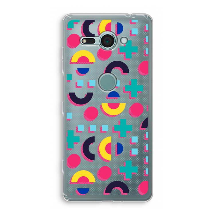 8-bit N°2: Sony Xperia XZ2 Compact Transparant Hoesje