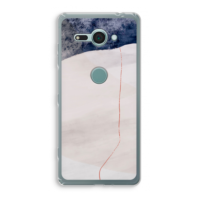 Stone White: Sony Xperia XZ2 Compact Transparant Hoesje