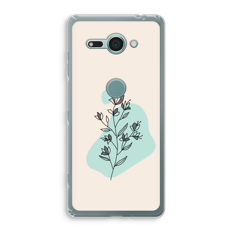 Violets are blue: Sony Xperia XZ2 Compact Transparant Hoesje