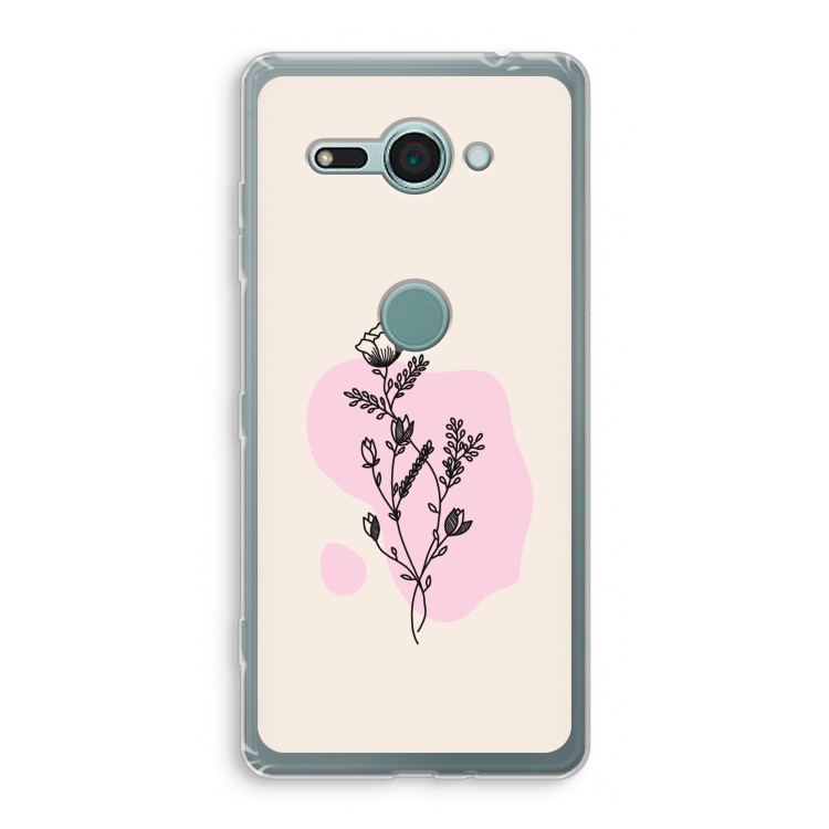 Roses are red: Sony Xperia XZ2 Compact Transparant Hoesje
