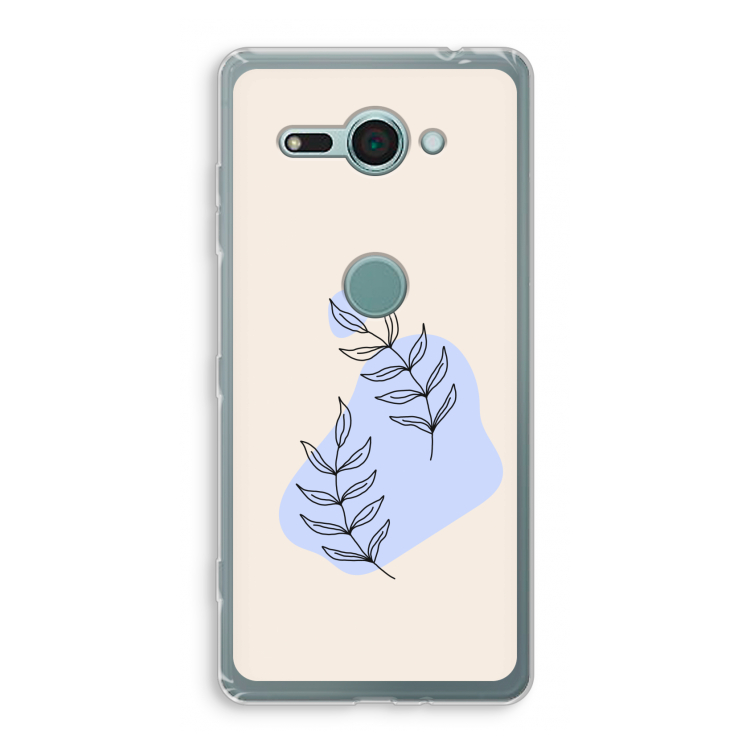 Leaf me if you can: Sony Xperia XZ2 Compact Transparant Hoesje