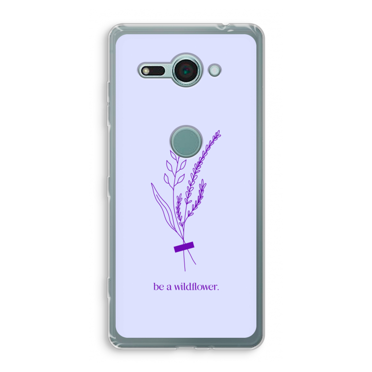 Be a wildflower: Sony Xperia XZ2 Compact Transparant Hoesje