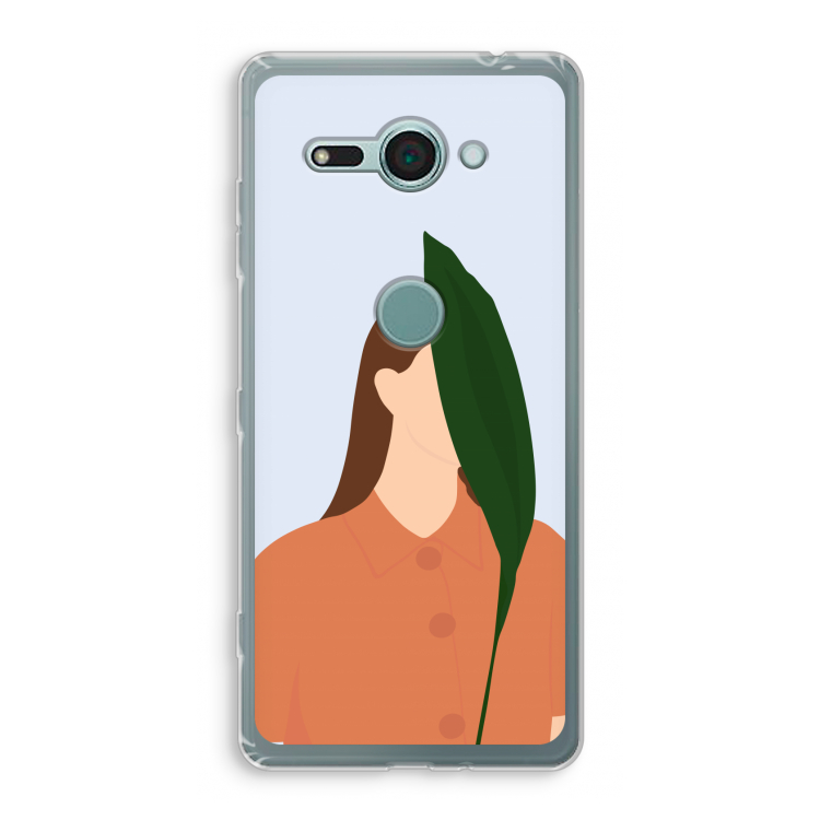 Leaf: Sony Xperia XZ2 Compact Transparant Hoesje