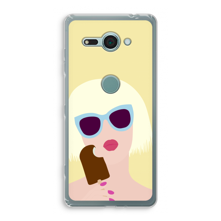 Ice cream: Sony Xperia XZ2 Compact Transparant Hoesje