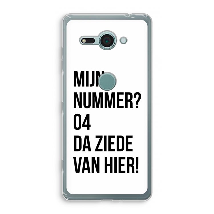 Da ziede van hier: Sony Xperia XZ2 Compact Transparant Hoesje