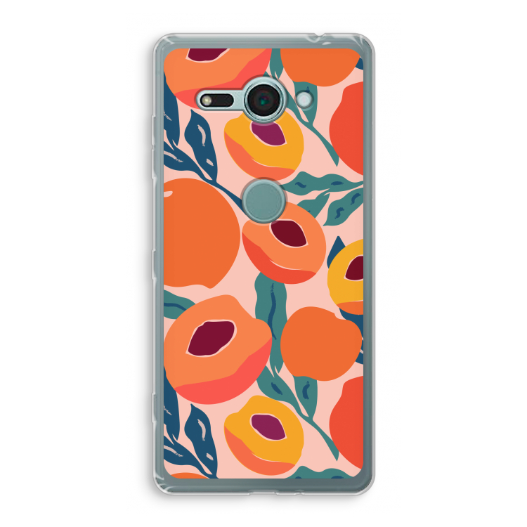 Perzik: Sony Xperia XZ2 Compact Transparant Hoesje