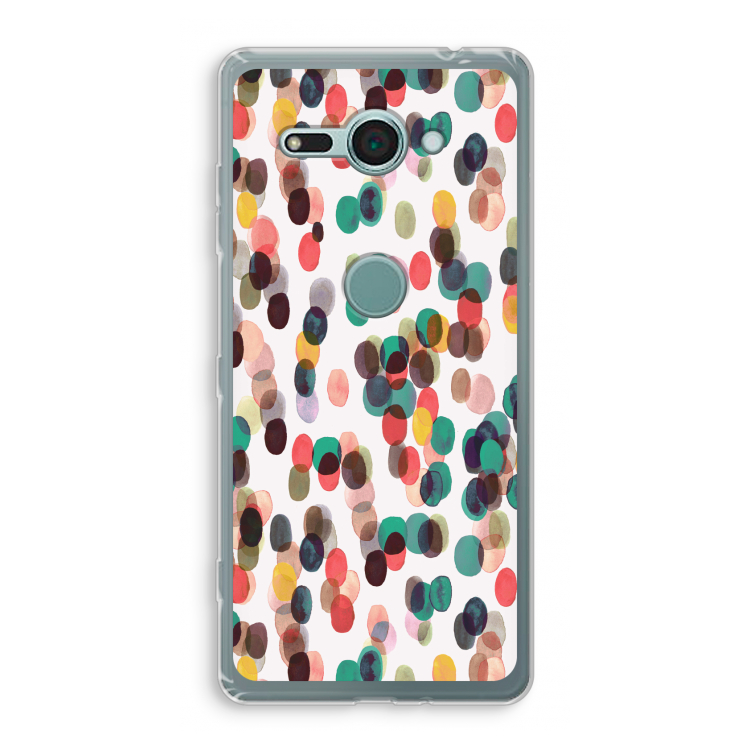 Tropical Dots: Sony Xperia XZ2 Compact Transparant Hoesje