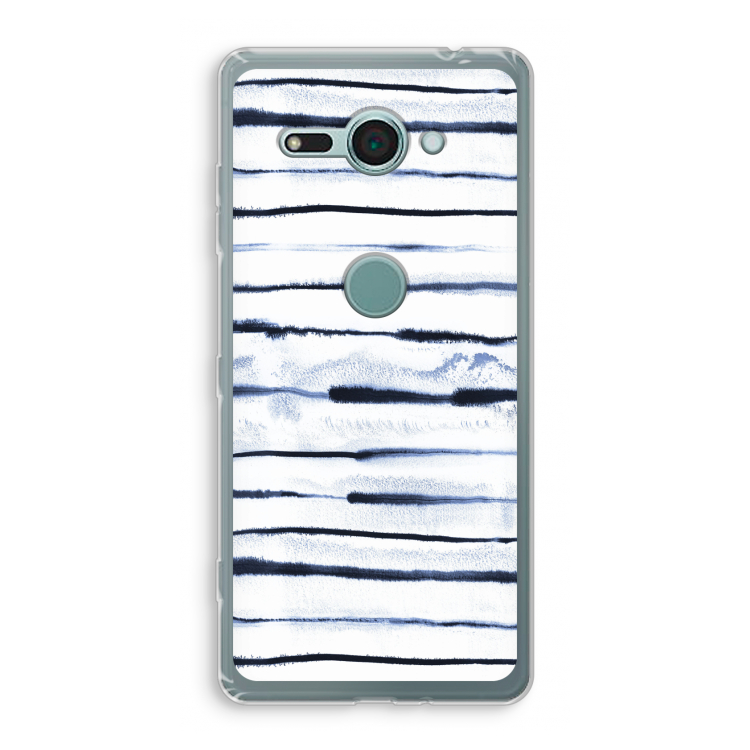 Ink Stripes: Sony Xperia XZ2 Compact Transparant Hoesje