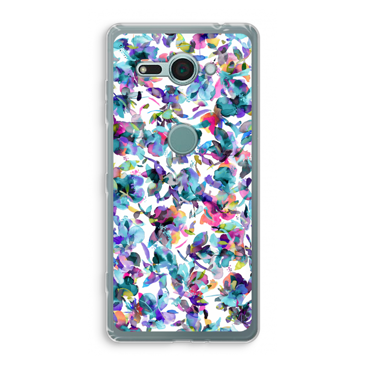Hibiscus Flowers: Sony Xperia XZ2 Compact Transparant Hoesje