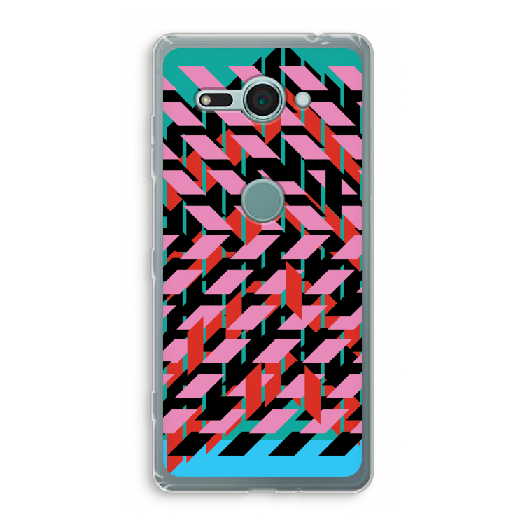 Skew Blush 2: Sony Xperia XZ2 Compact Transparant Hoesje