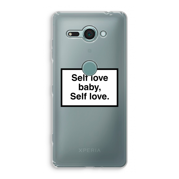 Self love: Sony Xperia XZ2 Compact Transparant Hoesje