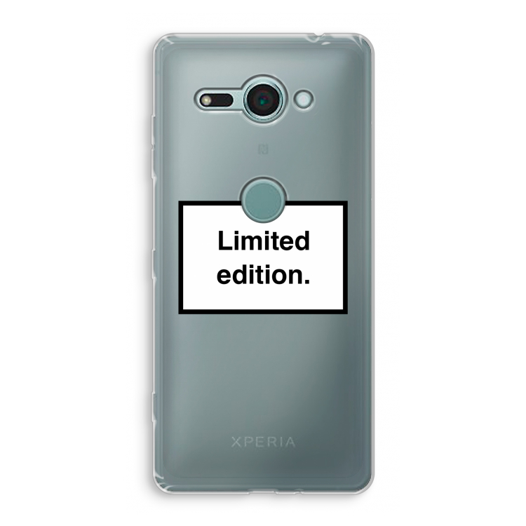 Limited edition: Sony Xperia XZ2 Compact Transparant Hoesje