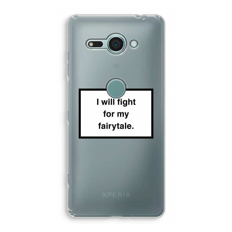 Fight for my fairytale: Sony Xperia XZ2 Compact Transparant Hoesje