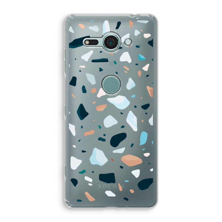 Terrazzo N°13: Sony Xperia XZ2 Compact Transparant Hoesje