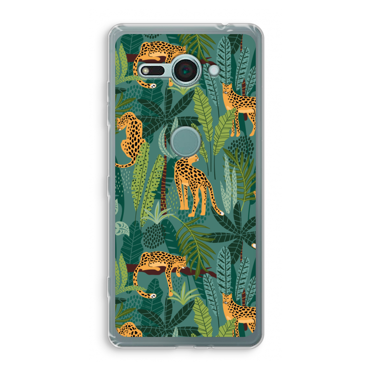 Luipaard 2: Sony Xperia XZ2 Compact Transparant Hoesje