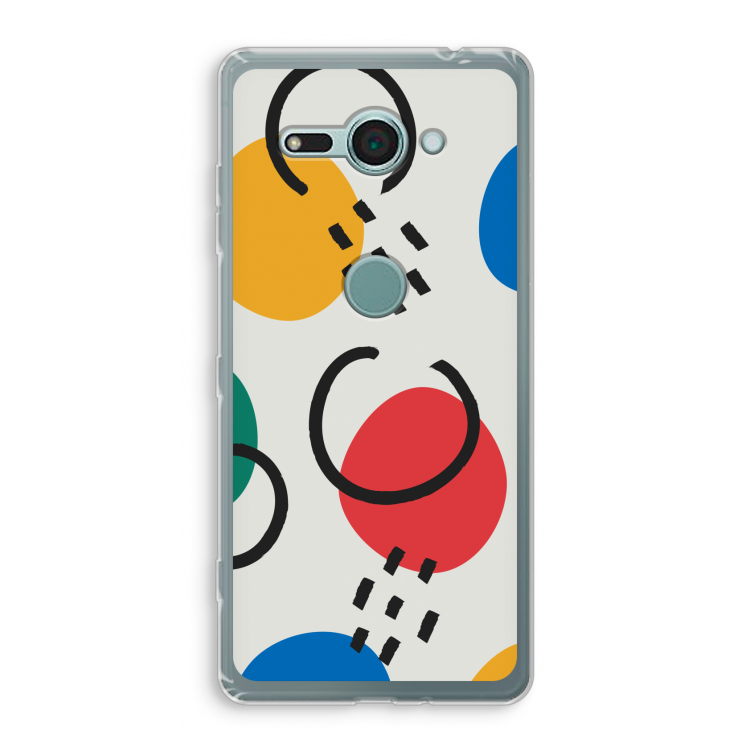 Illustratieve pop 3: Sony Xperia XZ2 Compact Transparant Hoesje
