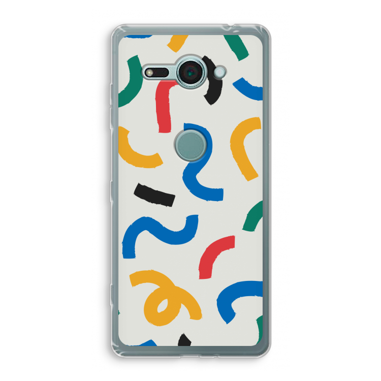 Illustratieve pop 2: Sony Xperia XZ2 Compact Transparant Hoesje