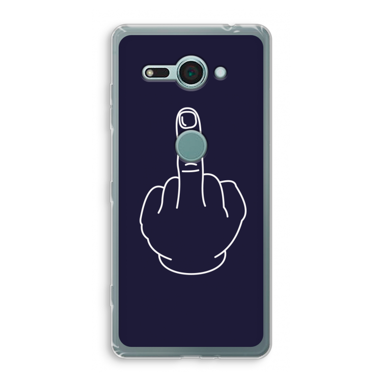 F**k U: Sony Xperia XZ2 Compact Transparant Hoesje
