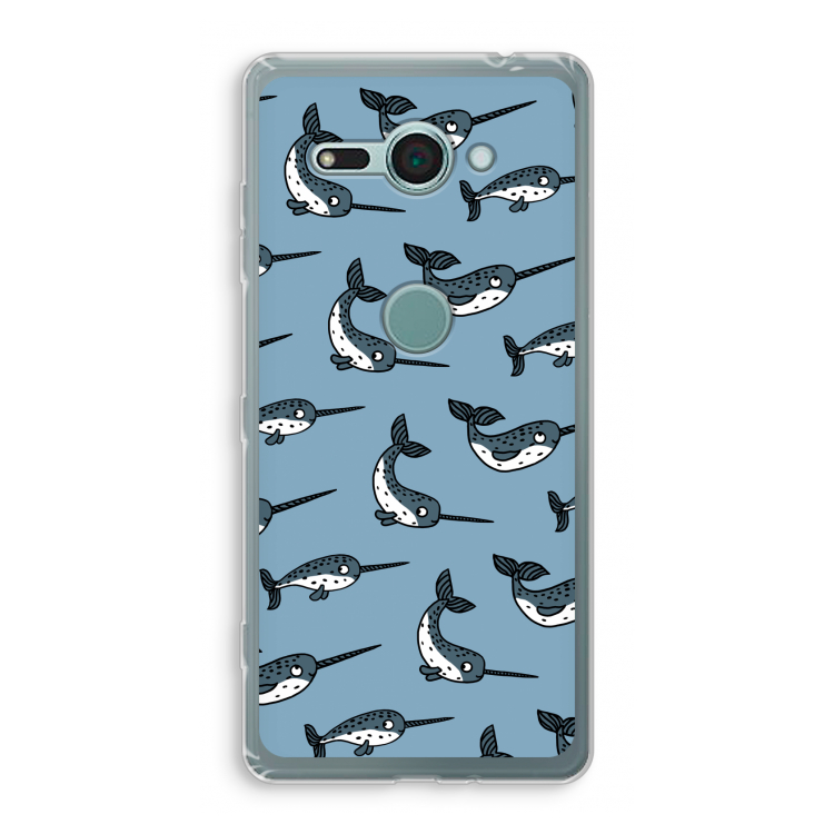 Narwhal: Sony Xperia XZ2 Compact Transparant Hoesje