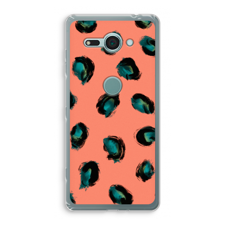 Pink Cheetah: Sony Xperia XZ2 Compact Transparant Hoesje