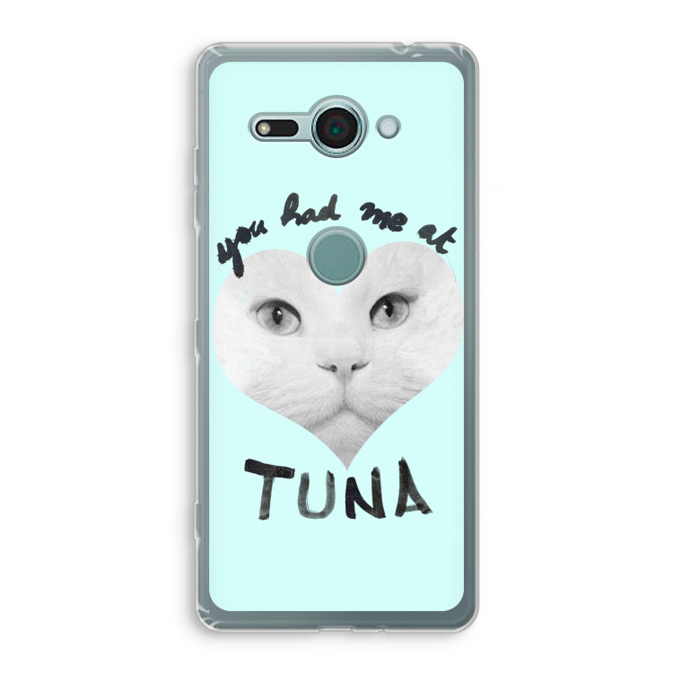 You had me at tuna: Sony Xperia XZ2 Compact Transparant Hoesje