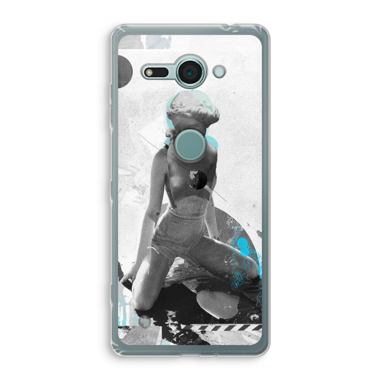 I will not feel a thing: Sony Xperia XZ2 Compact Transparant Hoesje