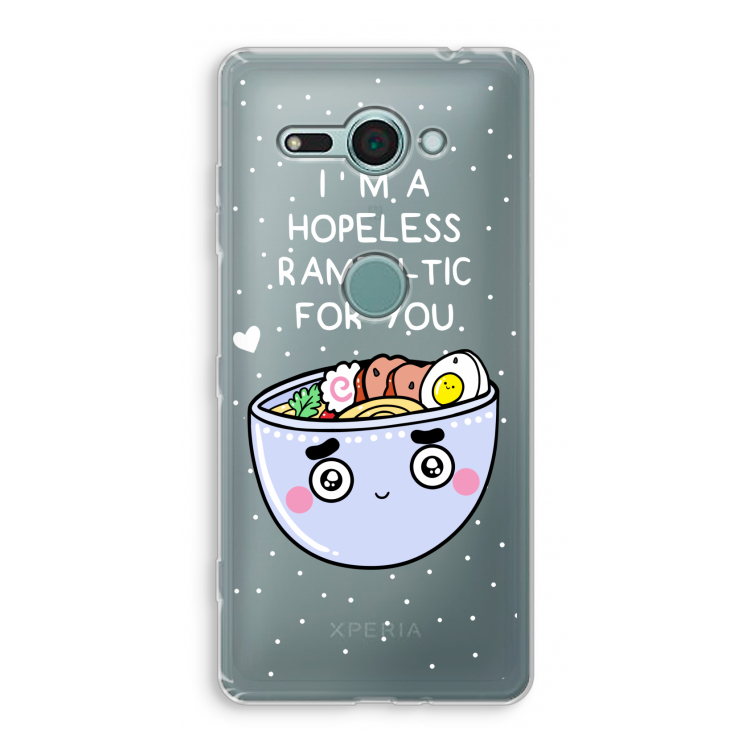 I'm A Hopeless Ramen-Tic For You: Sony Xperia XZ2 Compact Transparant Hoesje