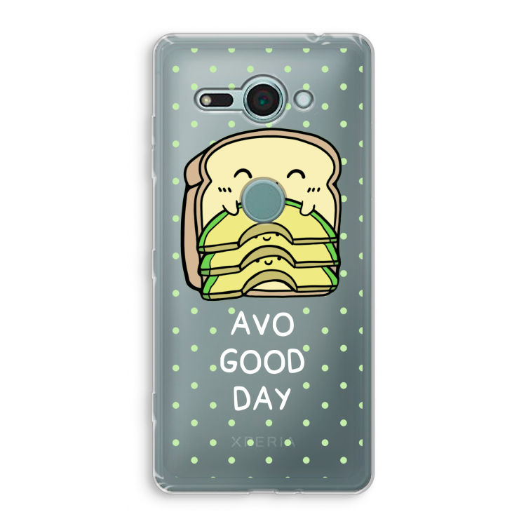 Avo Good Day: Sony Xperia XZ2 Compact Transparant Hoesje