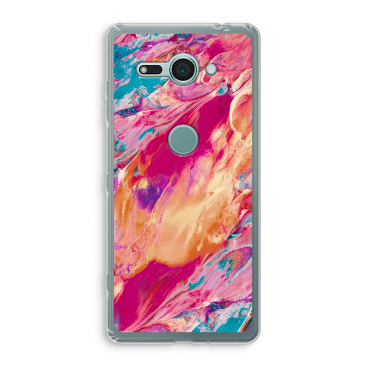 Pastel Echoes: Sony Xperia XZ2 Compact Transparant Hoesje