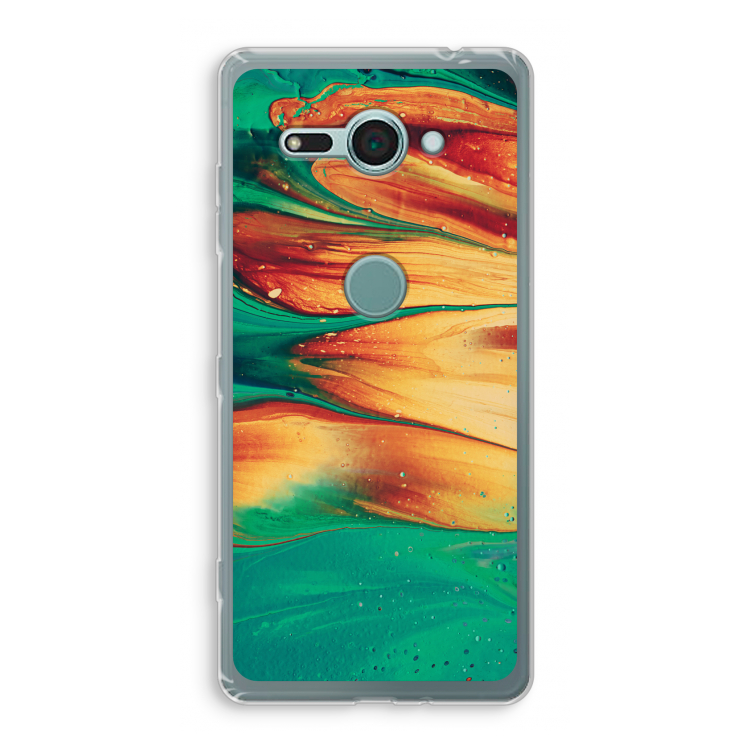 Green Inferno: Sony Xperia XZ2 Compact Transparant Hoesje