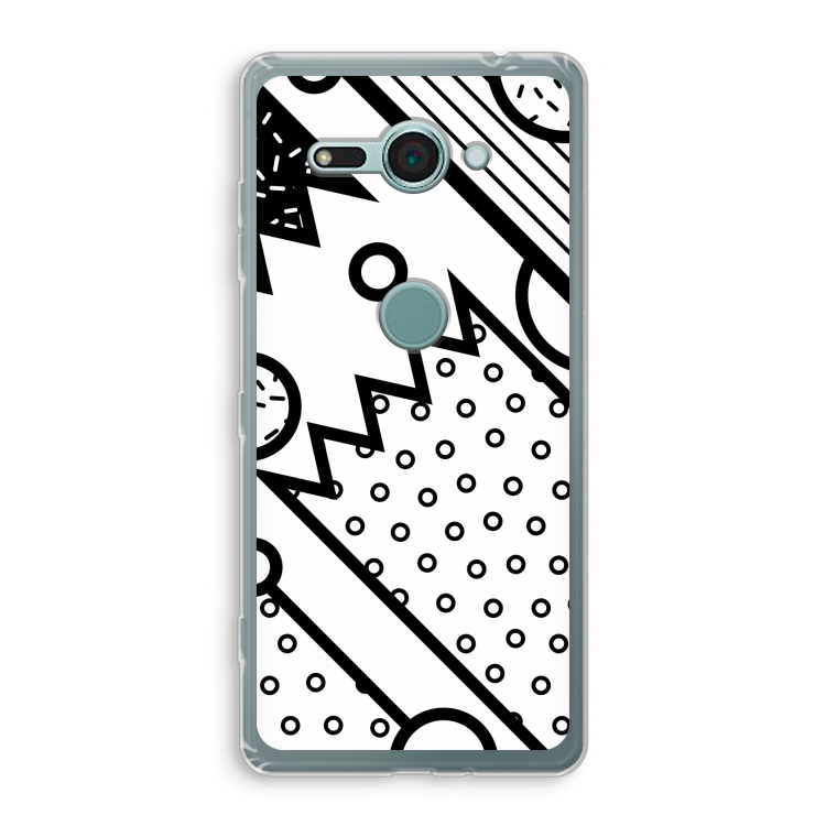 Pop Art #4: Sony Xperia XZ2 Compact Transparant Hoesje