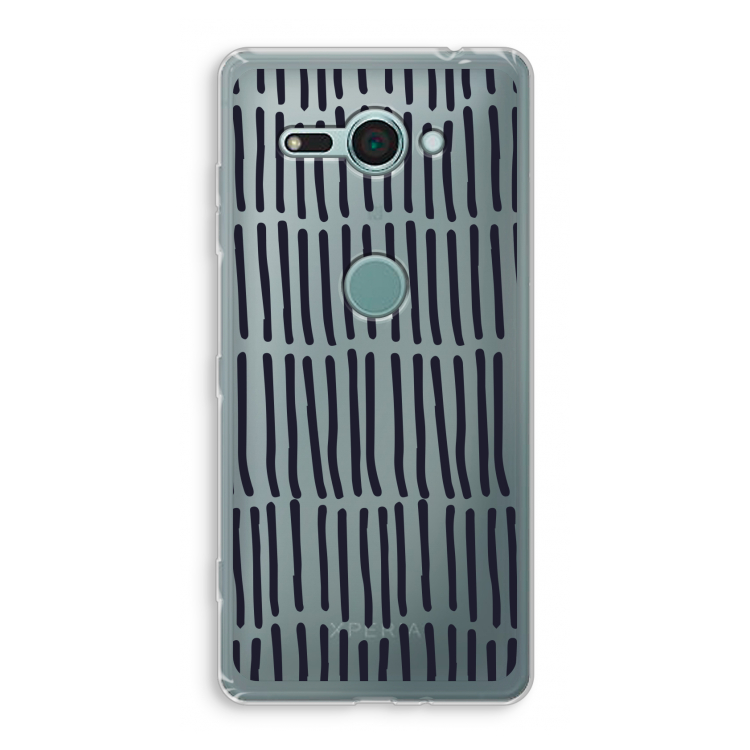 Moroccan stripes: Sony Xperia XZ2 Compact Transparant Hoesje