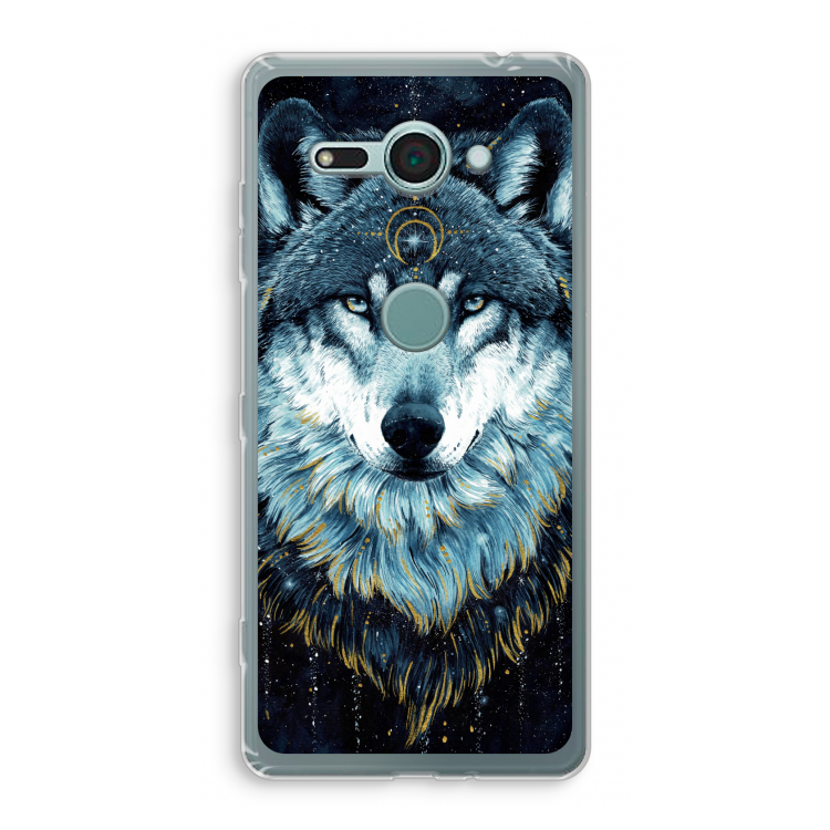 Darkness Wolf: Sony Xperia XZ2 Compact Transparant Hoesje