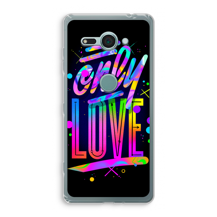Only Love: Sony Xperia XZ2 Compact Transparant Hoesje