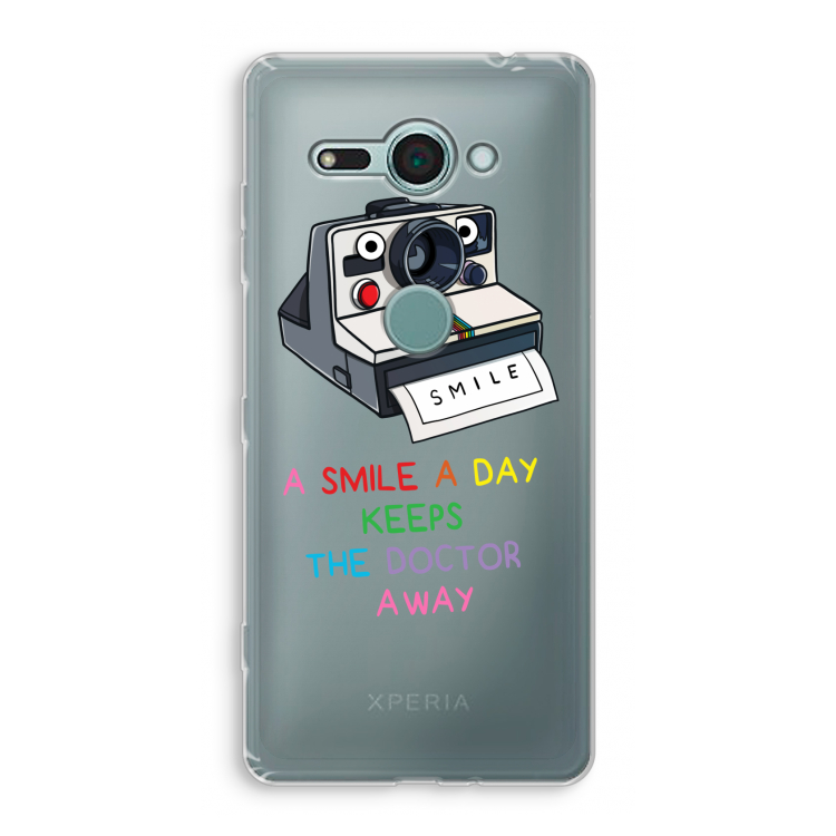 Smile: Sony Xperia XZ2 Compact Transparant Hoesje